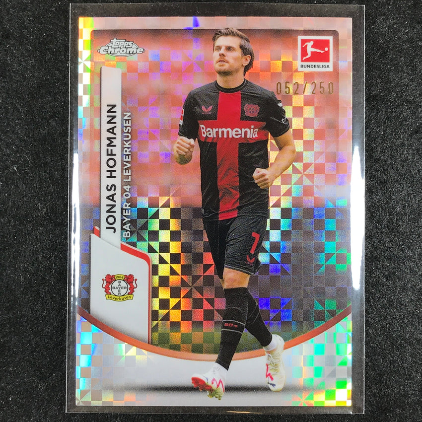 2023-24 Topps Chrome Bundesliga JONAS HOFMANN Base X-Fractor 52/250 #63