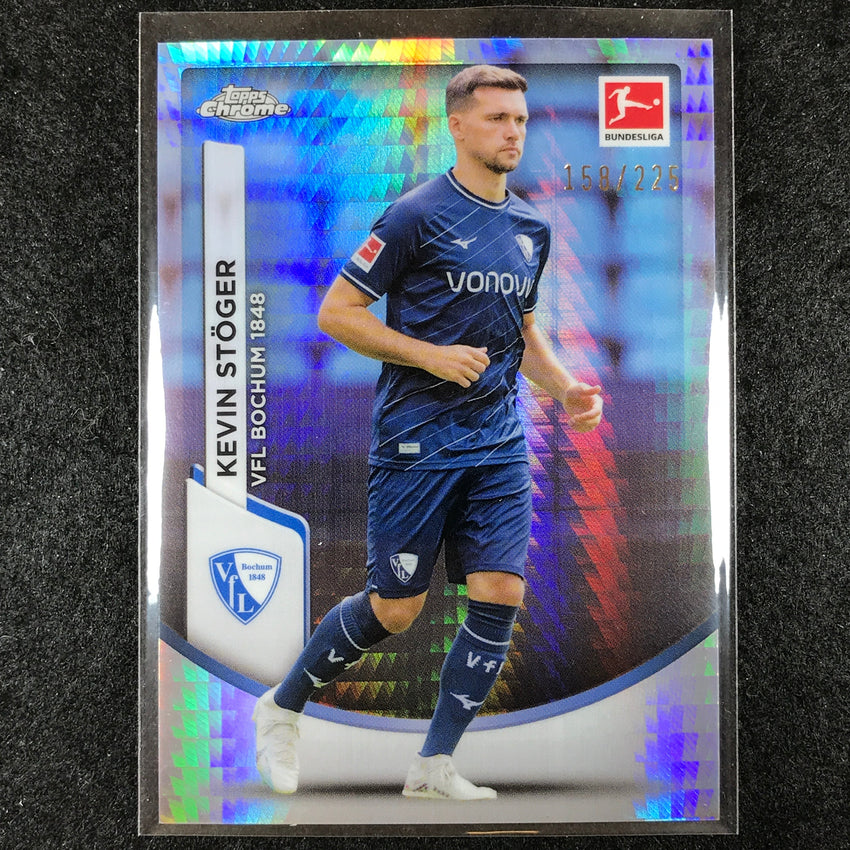 2023-24 Topps Chrome Bundesliga KEVIN STOGER Base Prism Refractor 158/225 #11