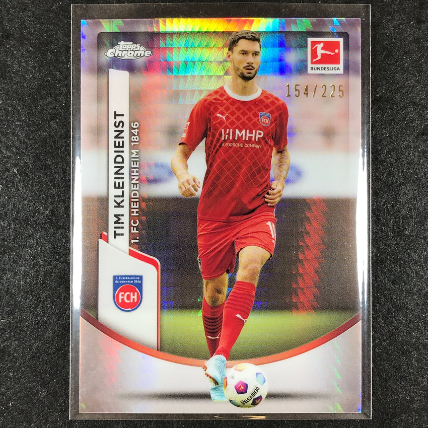 2023-24 Topps Chrome Bundesliga TIM KLEINDIENST Base Prism Refractor 154/225 #41