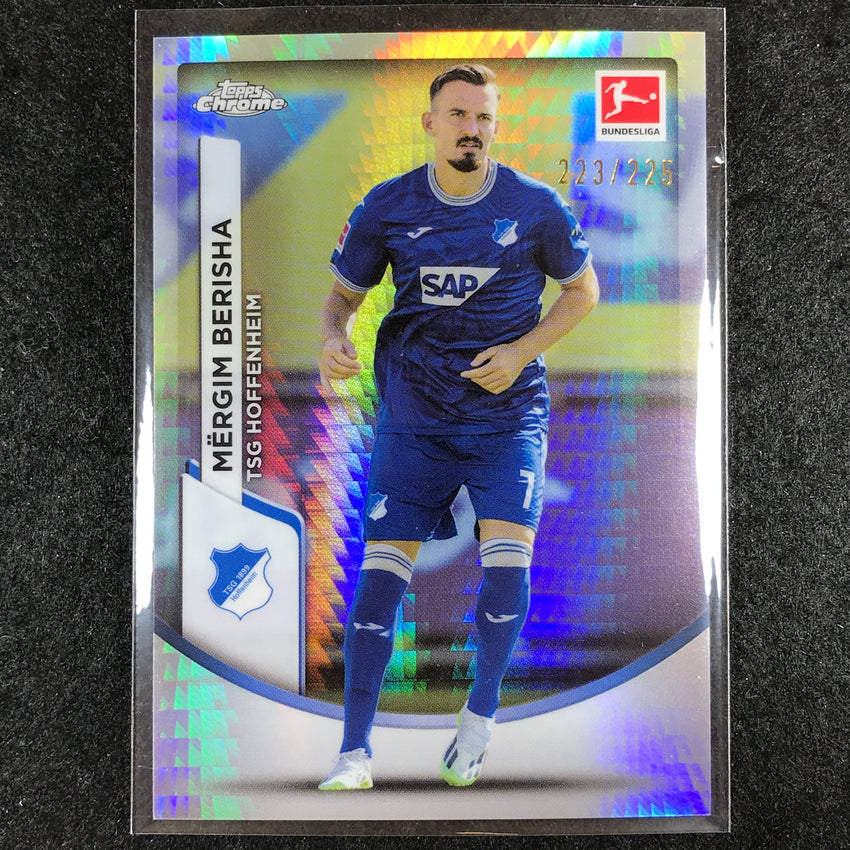 2023-24 Topps Chrome Bundesliga MERGIM BERISHA Base Prism Refractor 223/225 #45