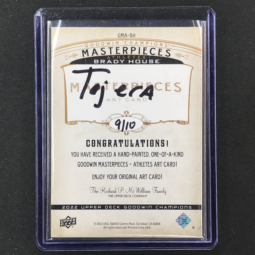 2022 Goodwin Champions Brady House Athletes Masterpieces Art Sketch 9/10 Tejera