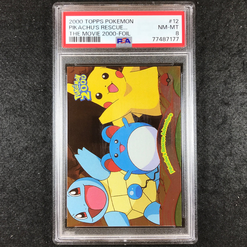 PSA 8 Pikachu's Rescue Adventure 12 2000 Topps Pokemon The