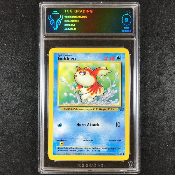 1995 goldeen pokemon card TCG Grading 9 - Goldeen - 53/64