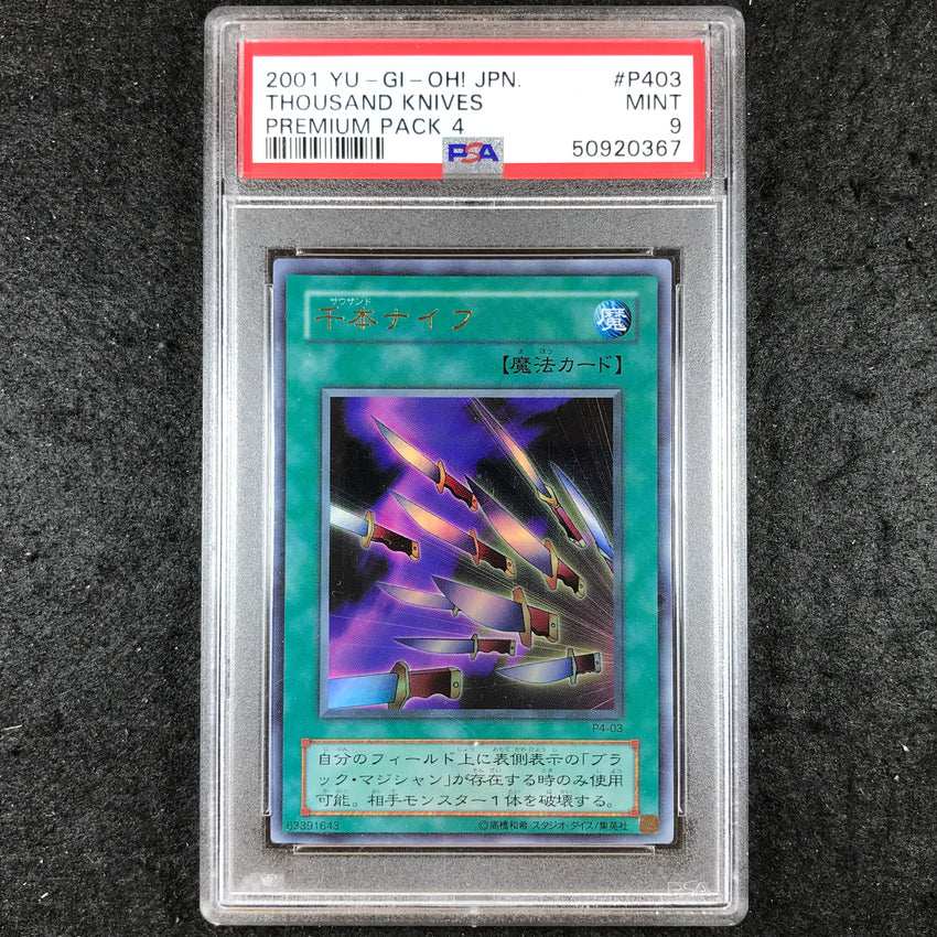 JAPANESE PSA 9 Thousand Knives - P4-03 - Ultra Rare Premium Pack 4 (367)