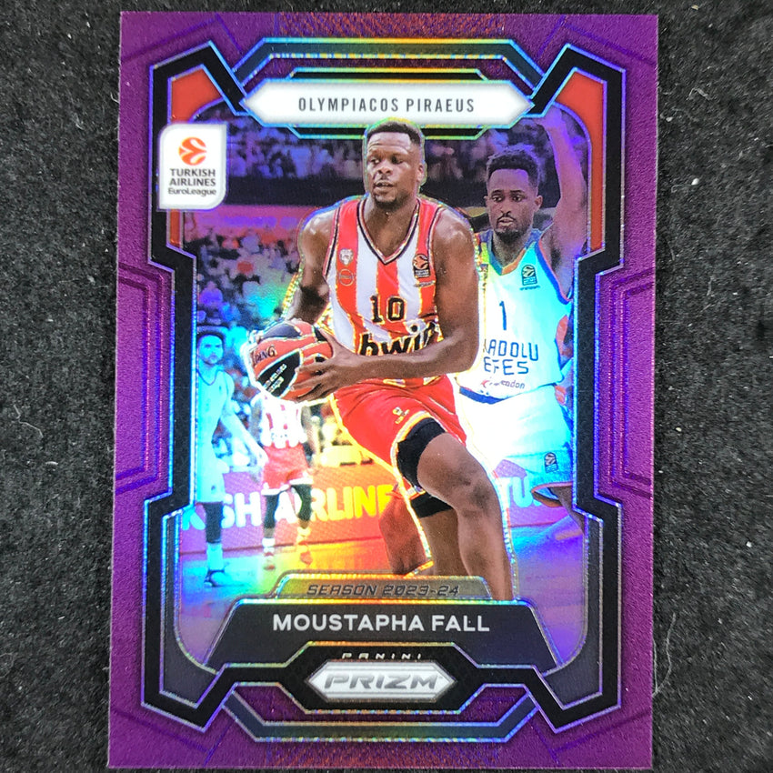 2023-24 Prizm EuroLeague MOUSTAPHA FALL Purple Prizm /99 #159