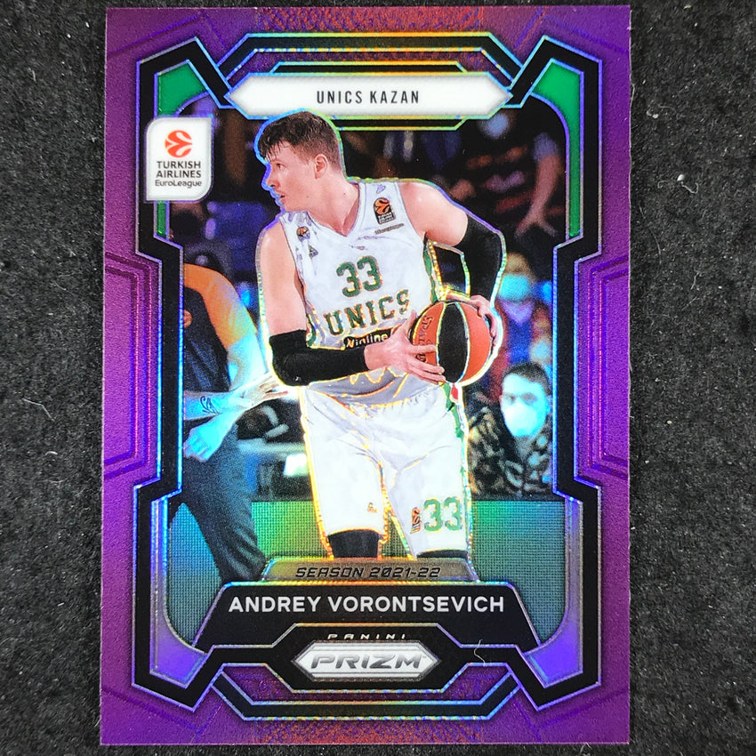 2023-24 Prizm EuroLeague ANDREY VORONTSEVICH Purple Prizm /99 #172