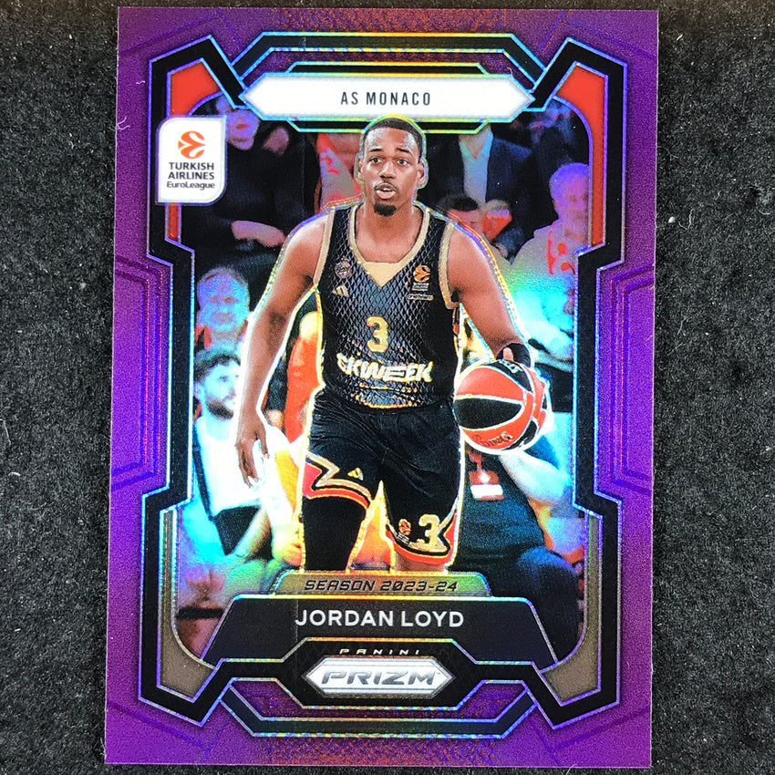 2023-24 Prizm EuroLeague JORDAN LOYD Purple Prizm /99 #175