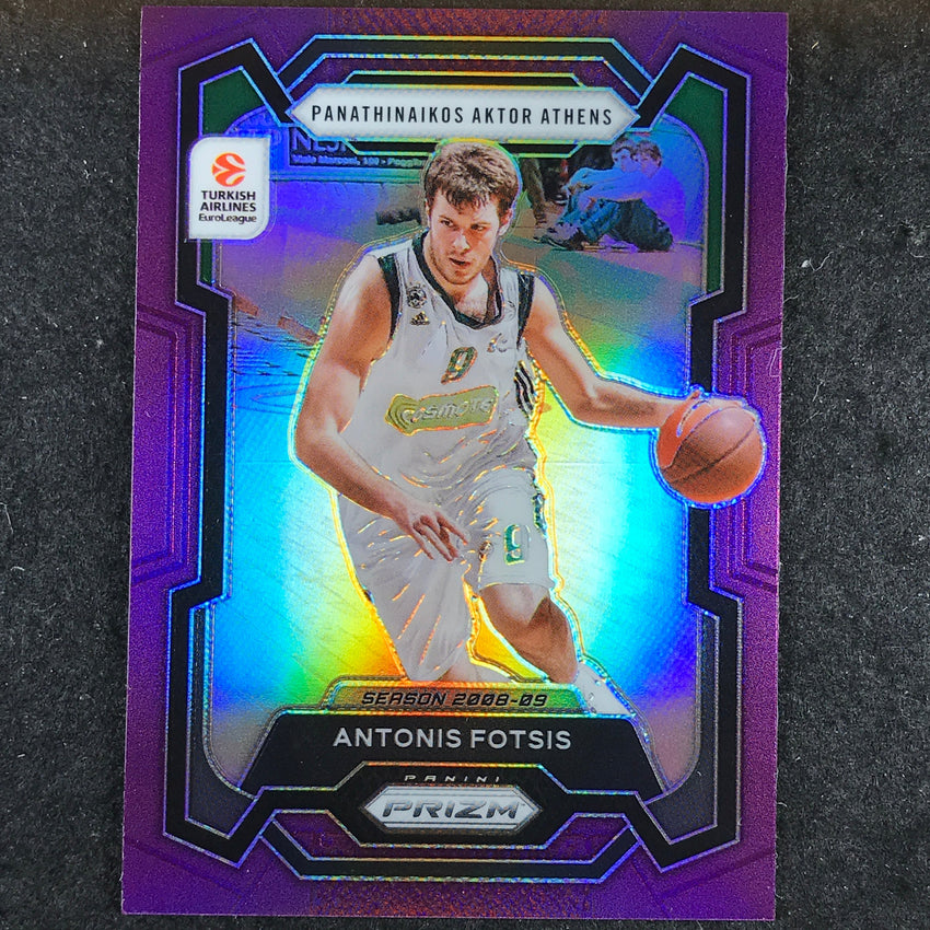 2023-24 Prizm EuroLeague ANTONIS FOTSIS Purple Prizm /99 #176