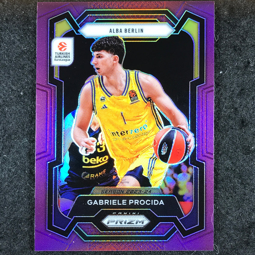 2023-24 Prizm EuroLeague GABRIELE PROCIDA Purple Prizm /99 #185