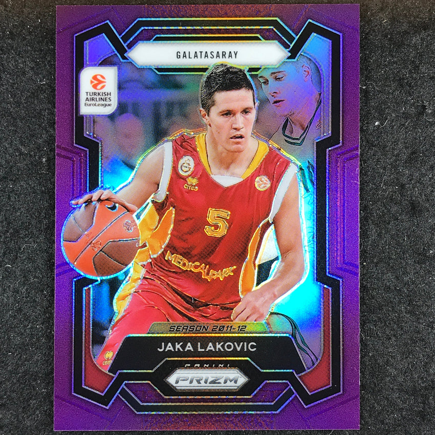 2023-24 Prizm EuroLeague JAKA LAKOVIC Purple Prizm /99 #189