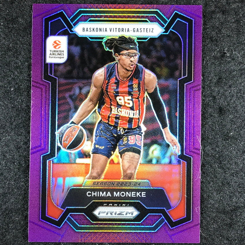 2023-24 Prizm EuroLeague CHIMA MONEKE Purple Prizm /99 #55