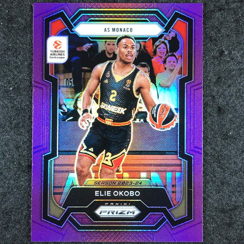 2023-24 Prizm EuroLeague ELIE OKOBO Purple Prizm /99 #87