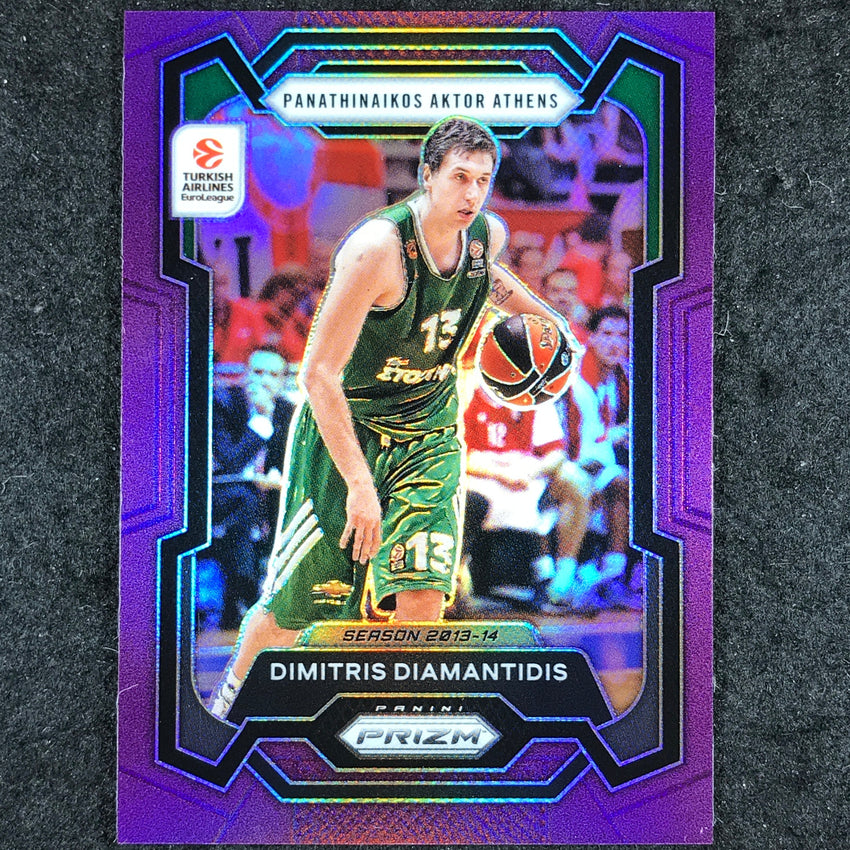 2023-24 Prizm EuroLeague DIMITRIS DIAMANTIDIS Purple Prizm /99 #96