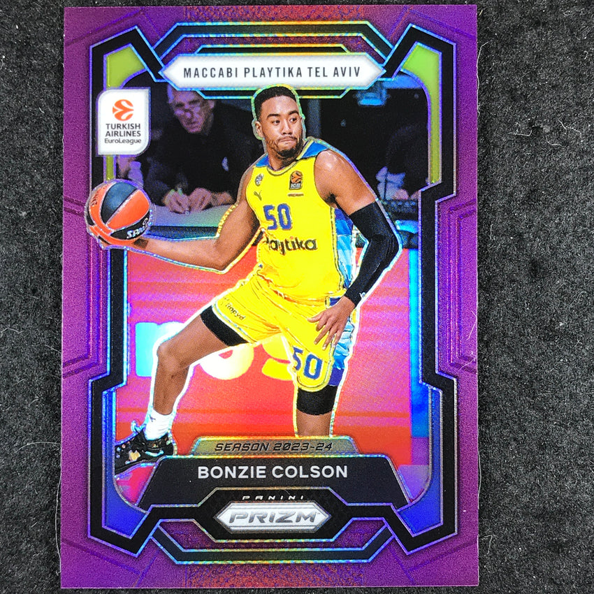 2023-24 Prizm EuroLeague BONZIE COLSON Purple Prizm /99 #154