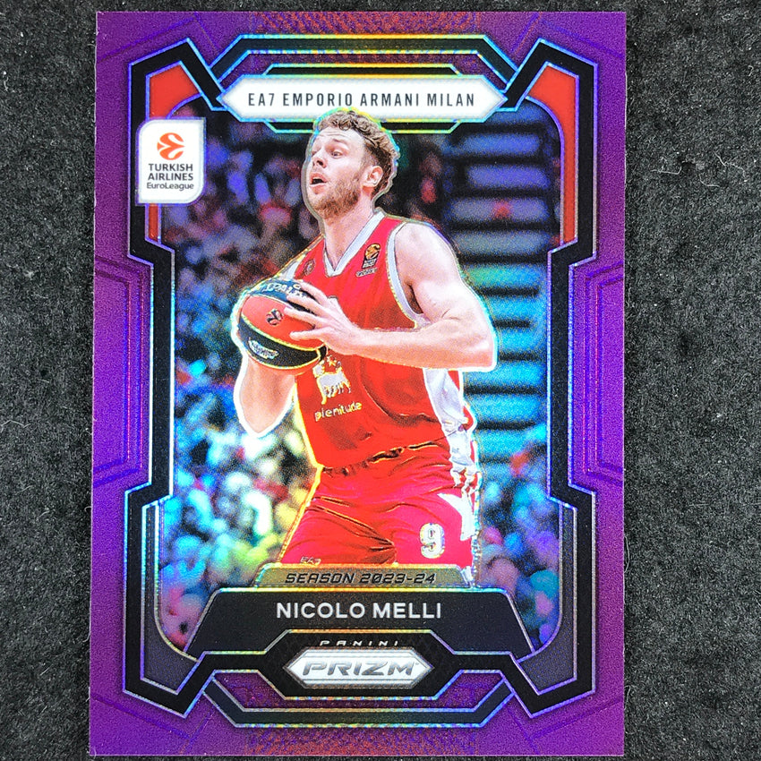 2023-24 Prizm EuroLeague NICOLO MELLI Purple Prizm /99 #163