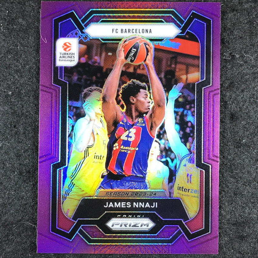 2023-24 Prizm EuroLeague JAMES NNAJI Purple Prizm /99 #170