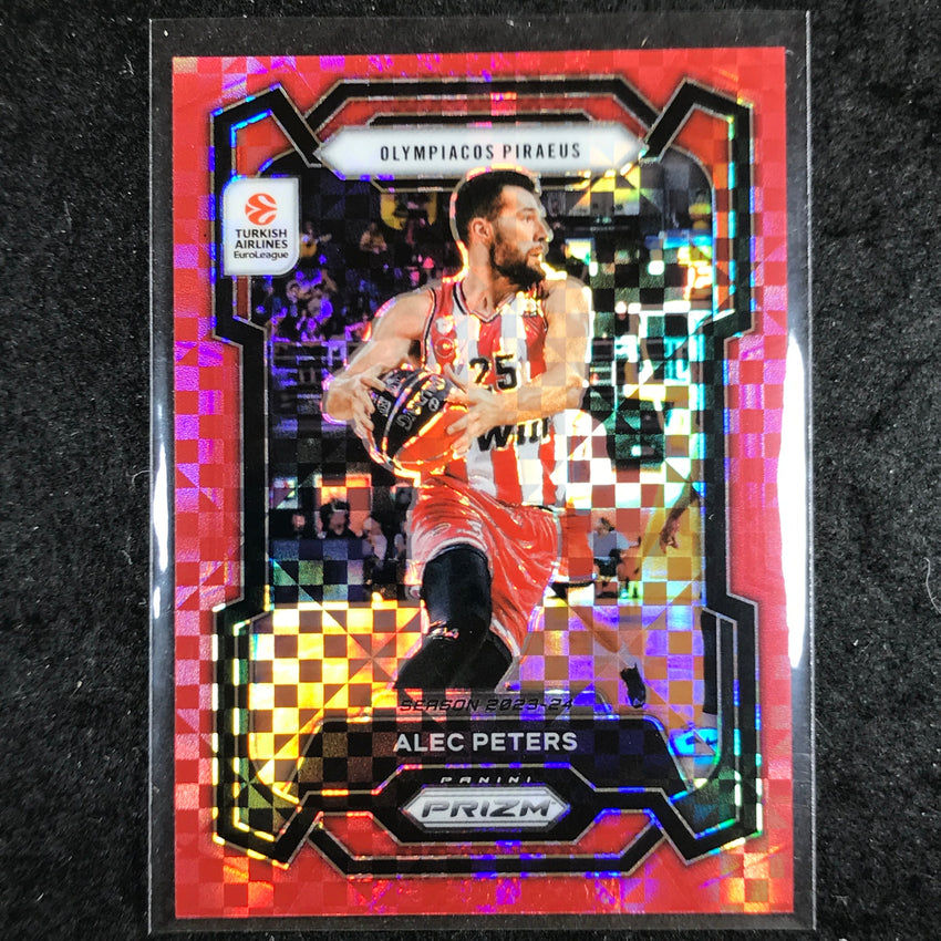 2023-24 Prizm EuroLeague ALEC PETERS Red Power 52/75 #6