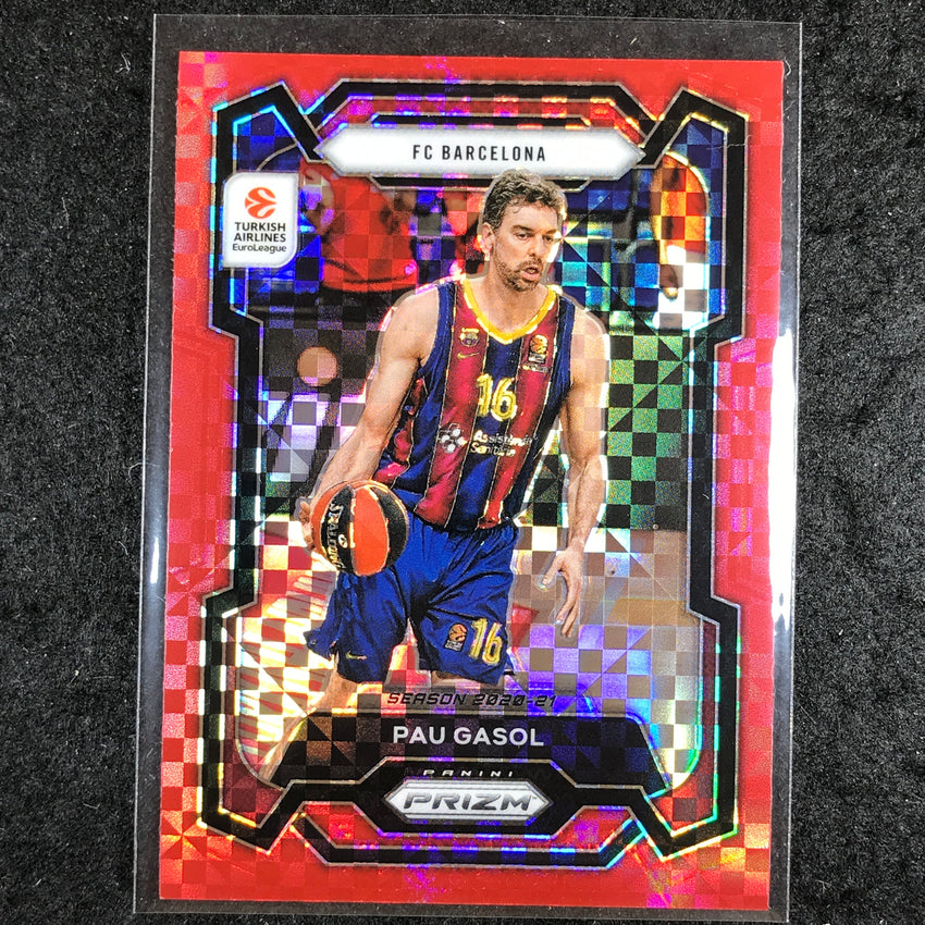 2023-24 Prizm EuroLeague PAU GASOL Red Power 65/75 #13