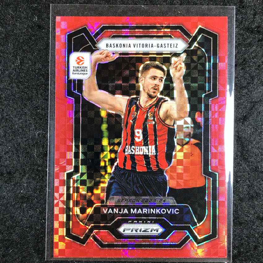 2023-24 Prizm EuroLeague VANJA MARINKOVIC Red Power 35/75 #16