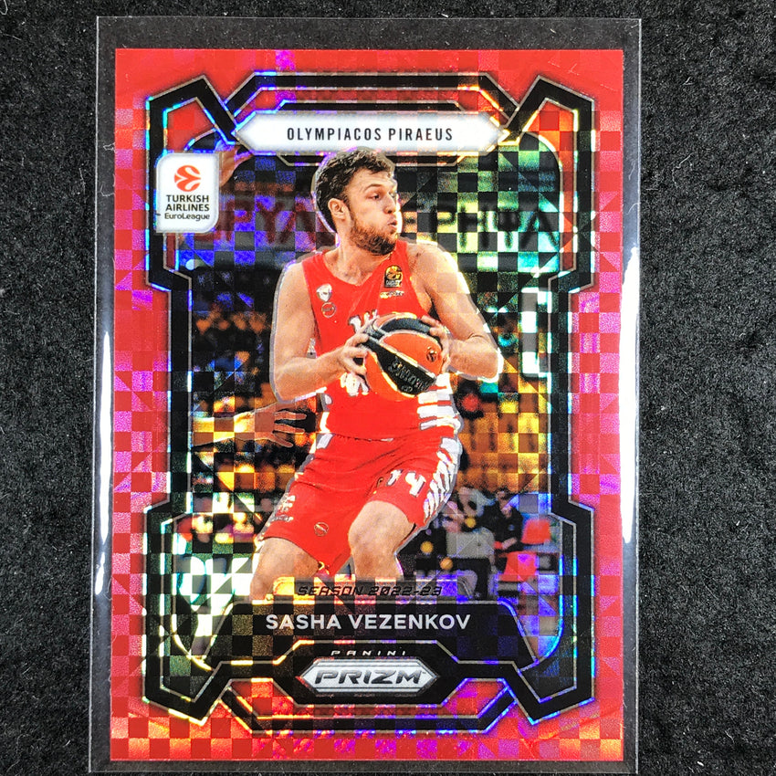 2023-24 Prizm EuroLeague SASHA VEZENKOV Red Power 57/75 #20