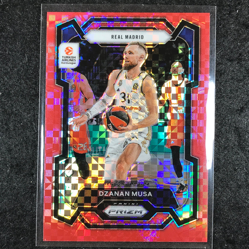 2023-24 Prizm EuroLeague DZANAN MUSA Red Power 24/75 #25