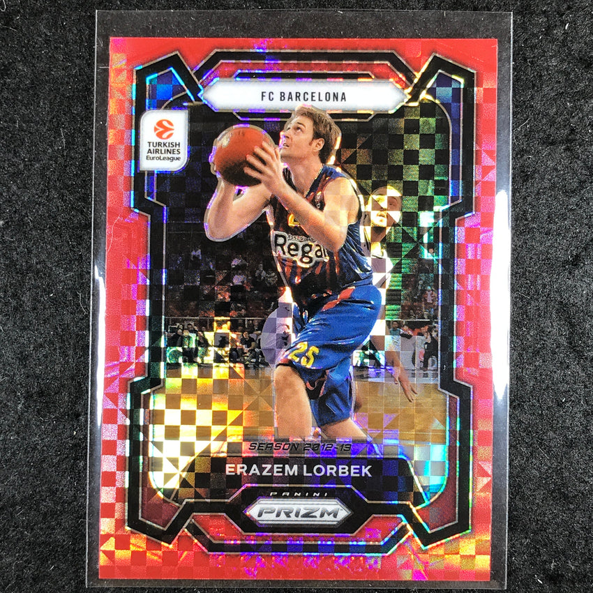 2023-24 Prizm EuroLeague ERAZEM LORBEK Red Power 61/75 #26