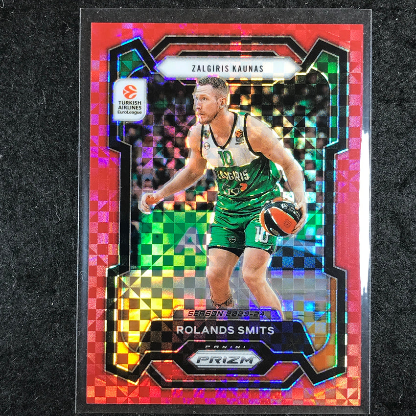 2023-24 Prizm EuroLeague ROLANDS SMITS Red Power 47/75 #35