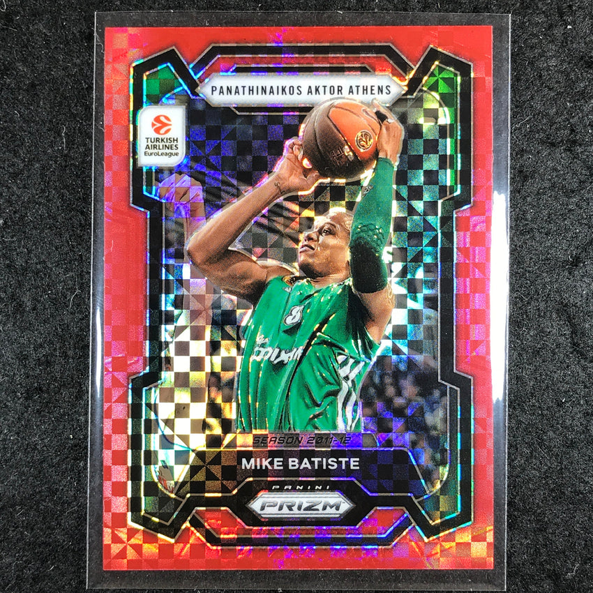 2023-24 Prizm EuroLeague MIKE BATISTE Red Power 49/75 #44