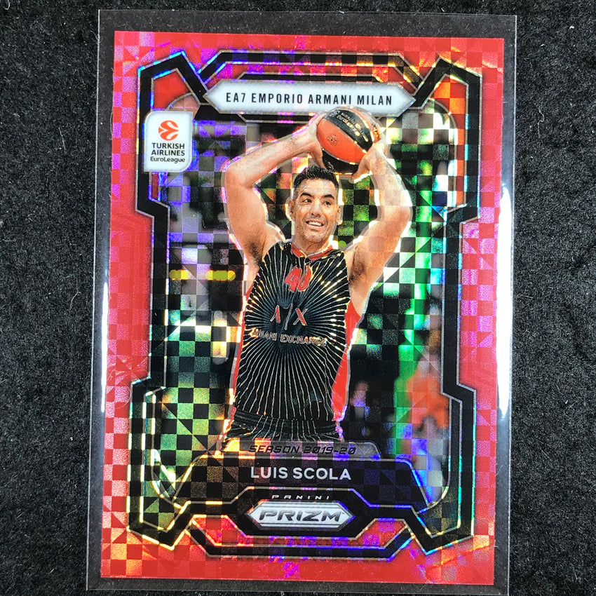 2023-24 Prizm EuroLeague LUIS SCOLA Red Power 38/75 #62