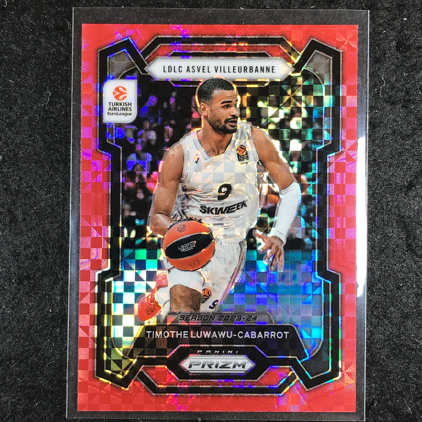 2023-24 Prizm EuroLeague TIMOTHE LUWAWU-CABARROT Red Power 16/75 #64