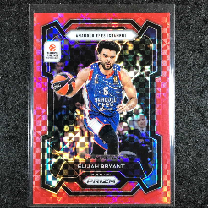 2023-24 Prizm EuroLeague ELIJAH BRYANT Red Power 63/75 #75