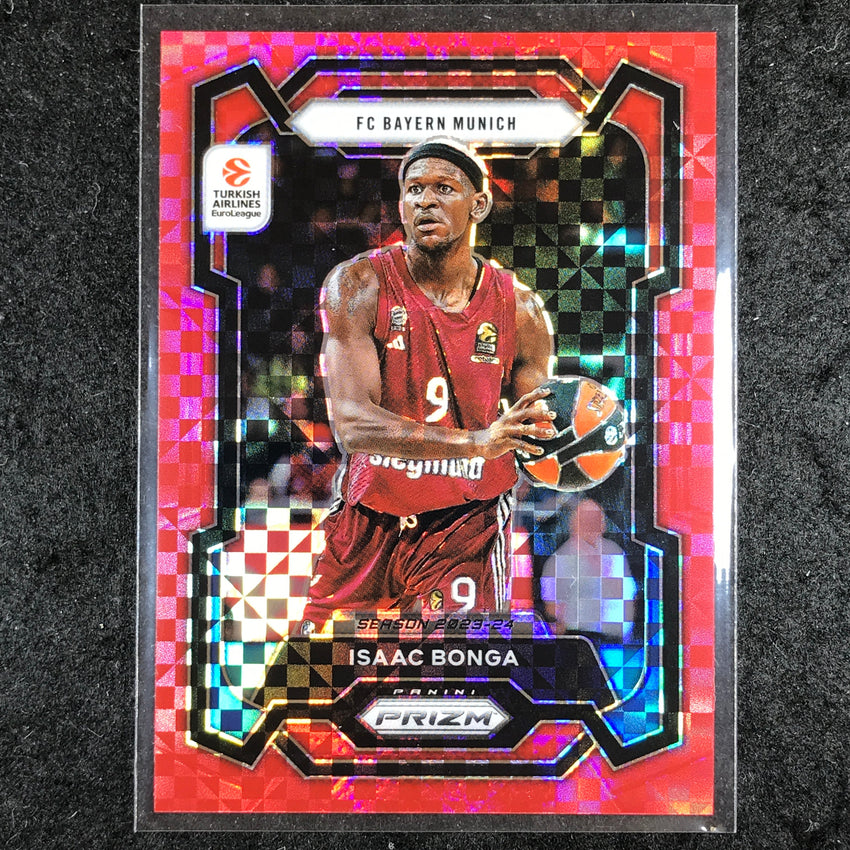 2023-24 Prizm EuroLeague ISAAC BONGA Red Power 11/75 #81