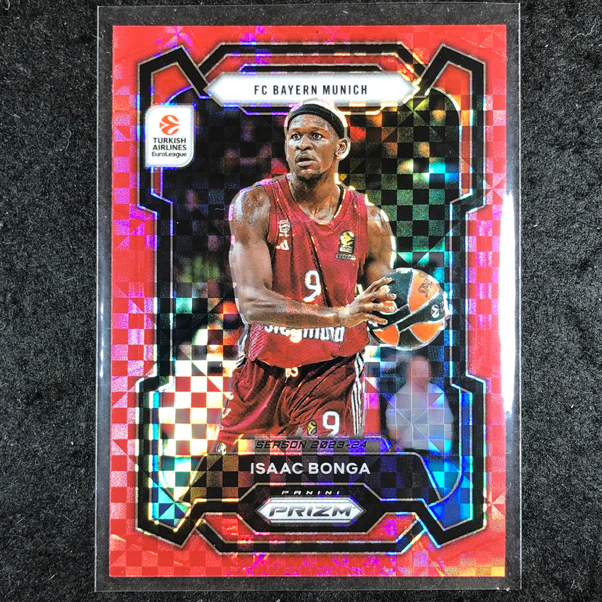 2023-24 Prizm EuroLeague ISAAC BONGA Red Power 71/75 #81