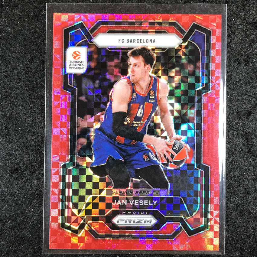 2023-24 Prizm EuroLeague JAN VESELY Red Power 27/75 #104