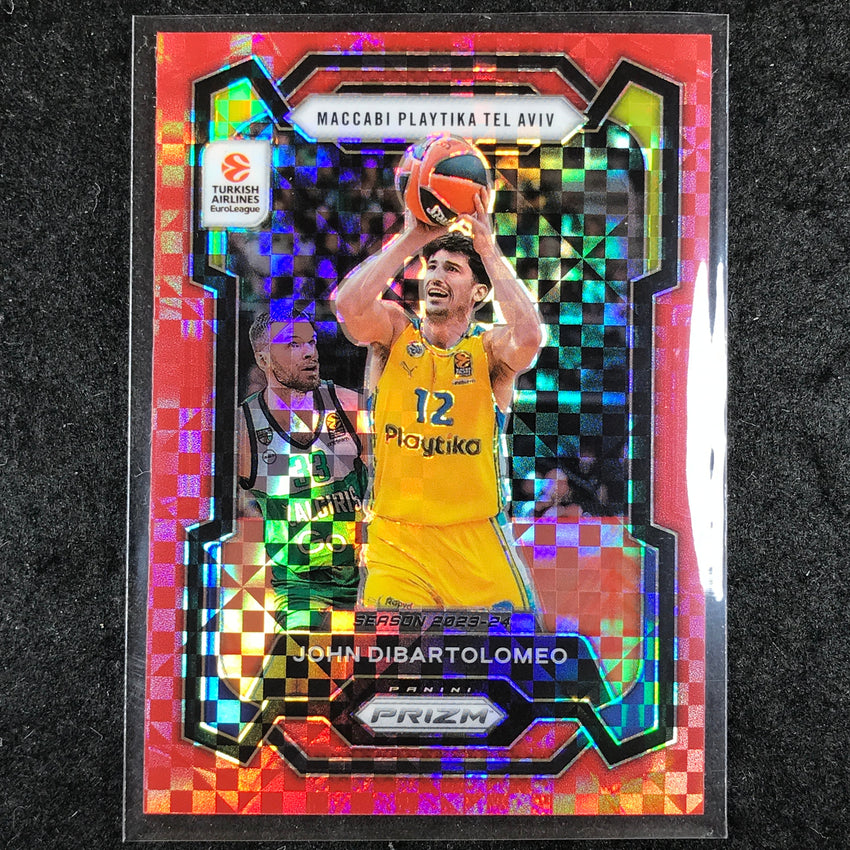 2023-24 Prizm EuroLeague JOHN DIBARTOLOMEO Red Power 68/75 #109