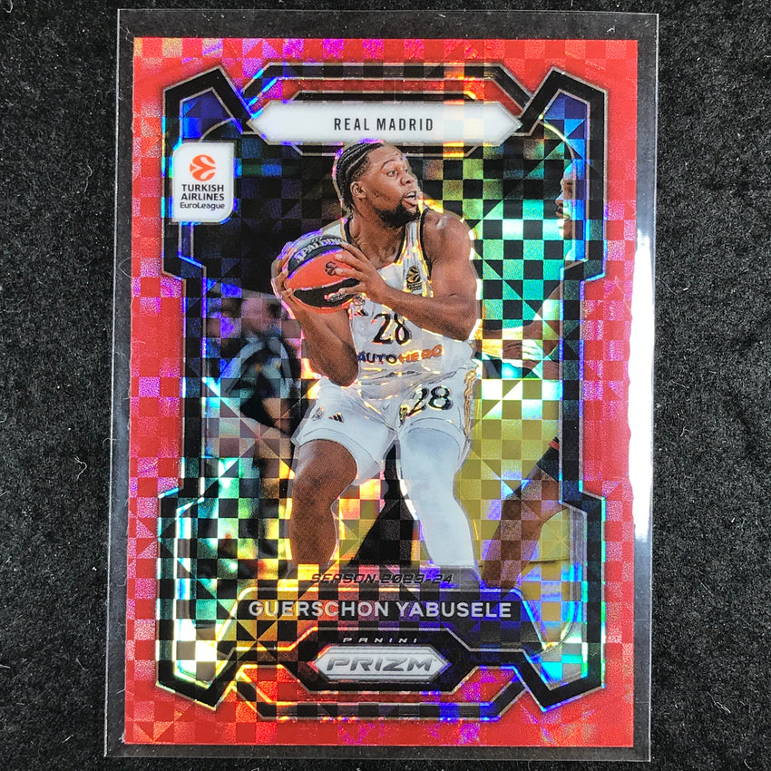 2023-24 Prizm EuroLeague GUERSCHON YABUSELE Red Power 27/75 #120