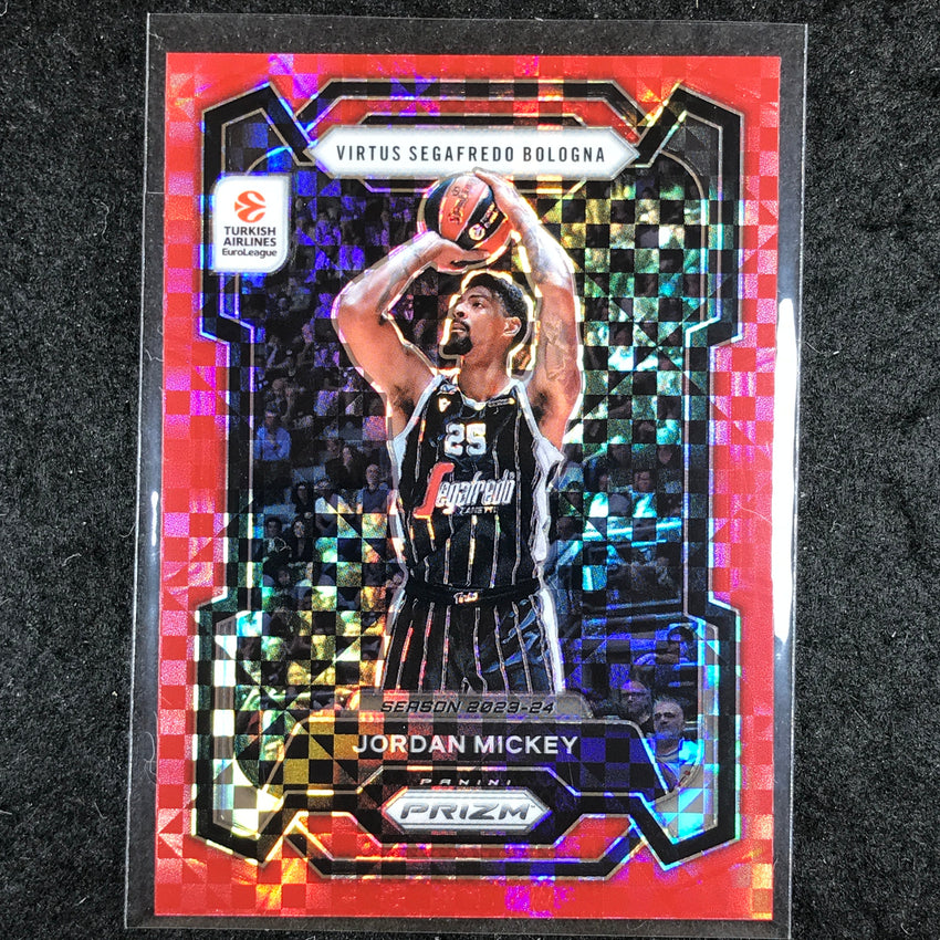 2023-24 Prizm EuroLeague JORDAN MICKEY Red Power 54/75 #122