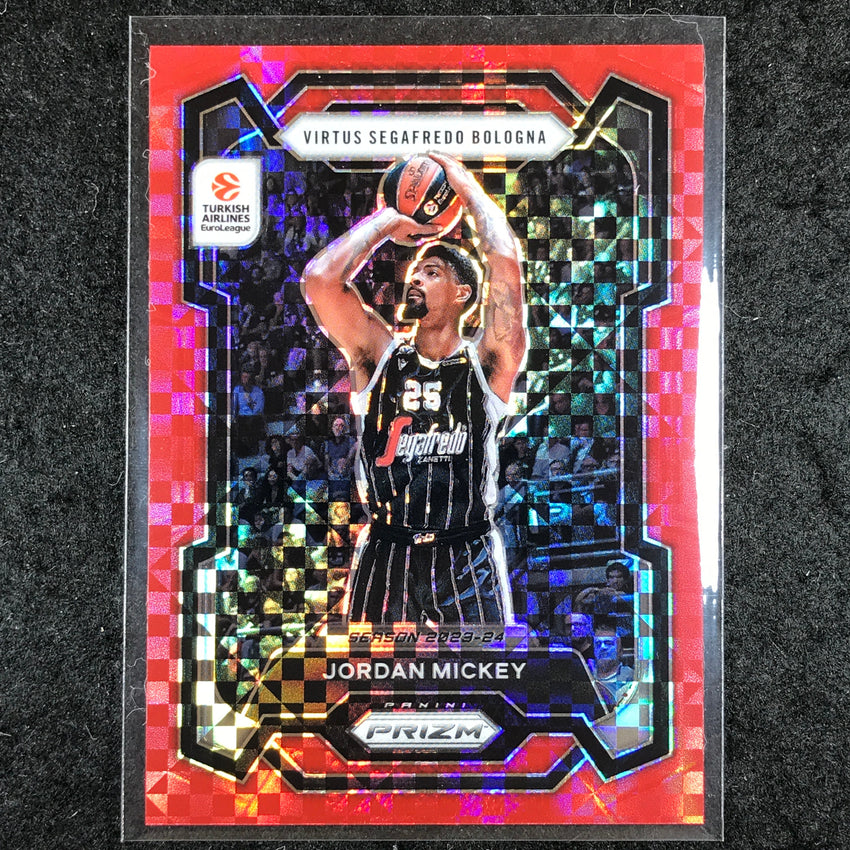 2023-24 Prizm EuroLeague JORDAN MICKEY Red Power 71/75 #122