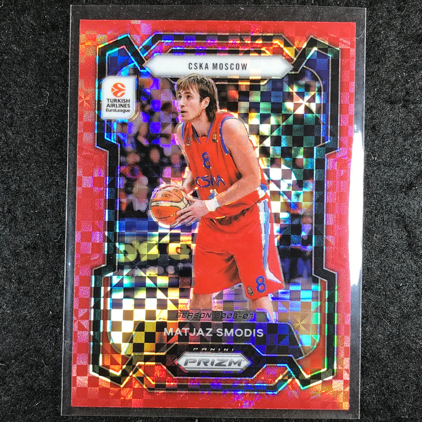 2023-24 Prizm EuroLeague MATJAZ SMODIS Red Power 20/75 #125