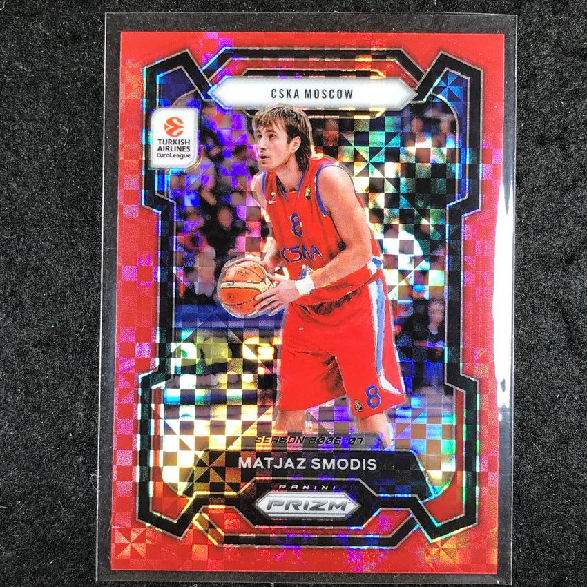 2023-24 Prizm EuroLeague MATJAZ SMODIS Red Power 71/75 #125