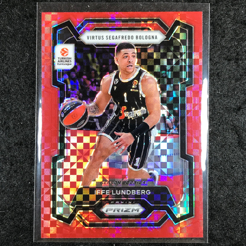 2023-24 Prizm EuroLeague IFFE LUNDBERG Red Power 70/75 #137