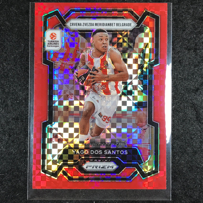2023-24 Prizm EuroLeague YAGO DOS SANTOS Red Power 64/75 #165