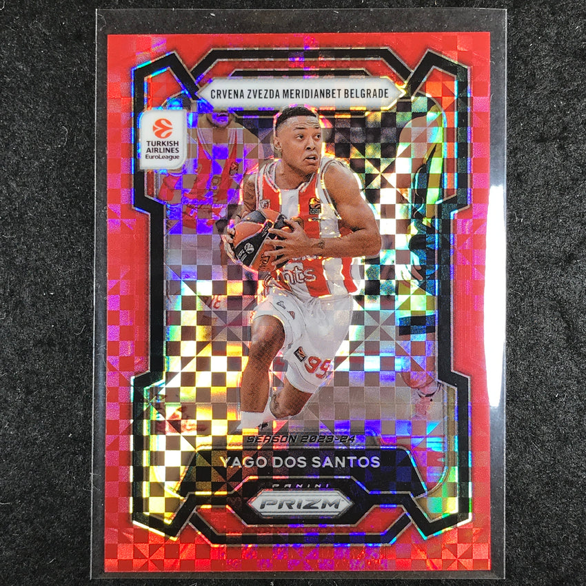 2023-24 Prizm EuroLeague YAGO DOS SANTOS Red Power 1/75 #165