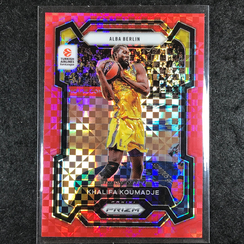 2023-24 Prizm EuroLeague KHALIFA KOUMADJE Red Power 19/75 #164
