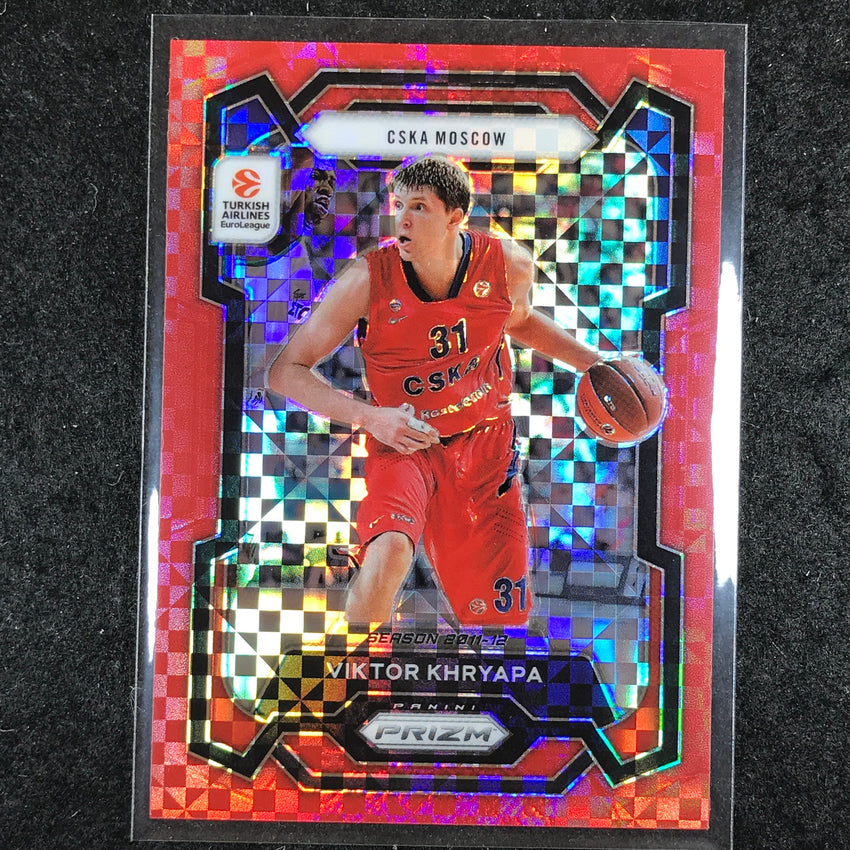 2023-24 Prizm EuroLeague VICTOR KHRYAPA Red Power 72/75 #162