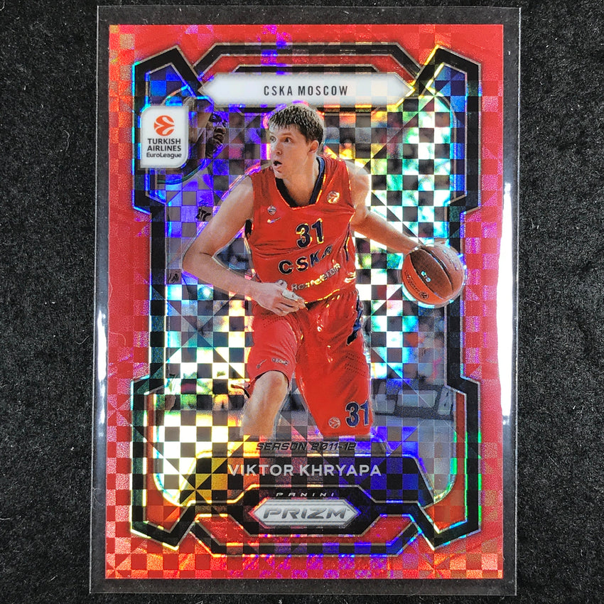 2023-24 Prizm EuroLeague VICTOR KHRYAPA Red Power 41/75 #162
