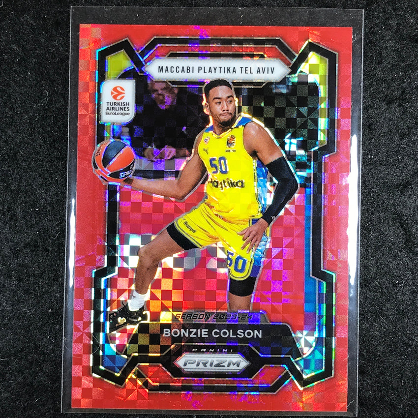 2023-24 Prizm EuroLeague BONZIE COLSON Red Power 3/75 #154