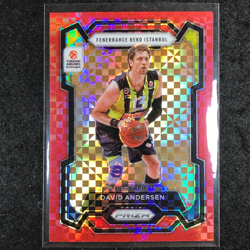 2023-24 Prizm EuroLeague DAVID ANDERSEN Red Power 66/75 #152