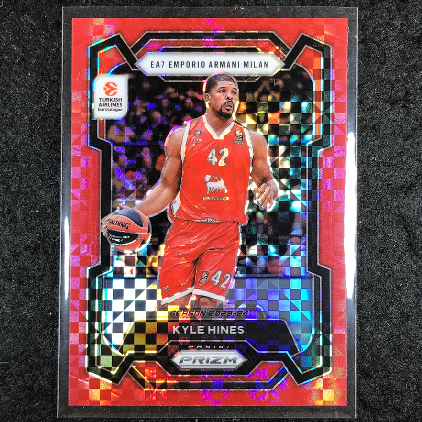 2023-24 Prizm EuroLeague KYLE HINES Red Power 60/75 #147