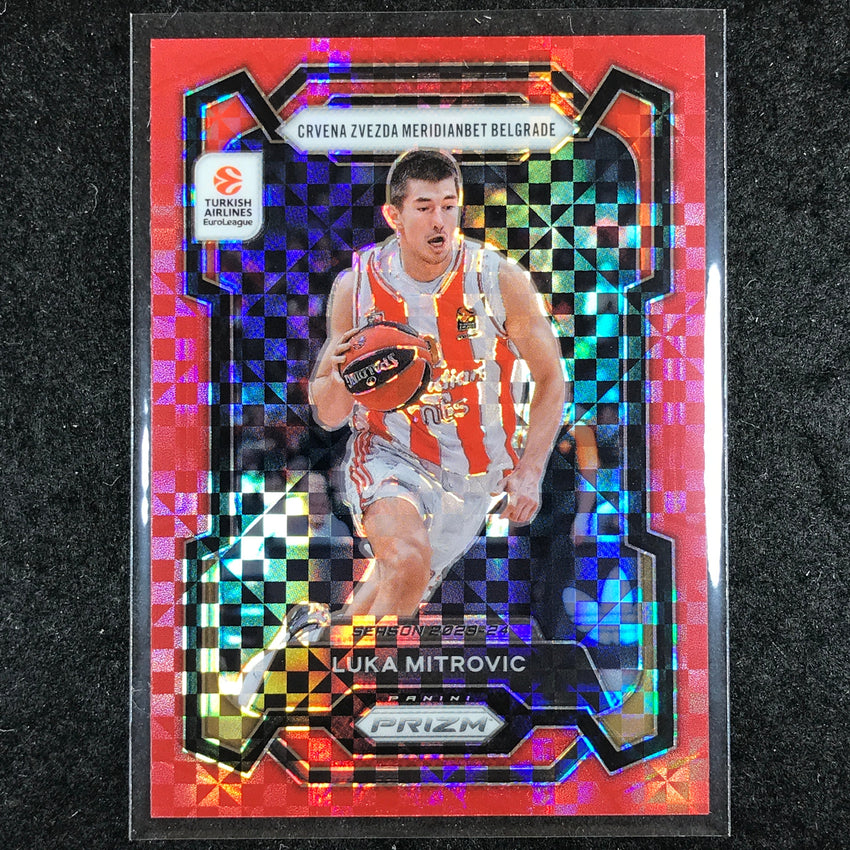 2023-24 Prizm EuroLeague LUKA MITROVIC Red Power 47/75 #146